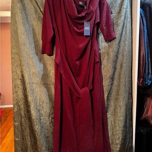 Ralph Lauren Deep Red Long Sleeve Dress